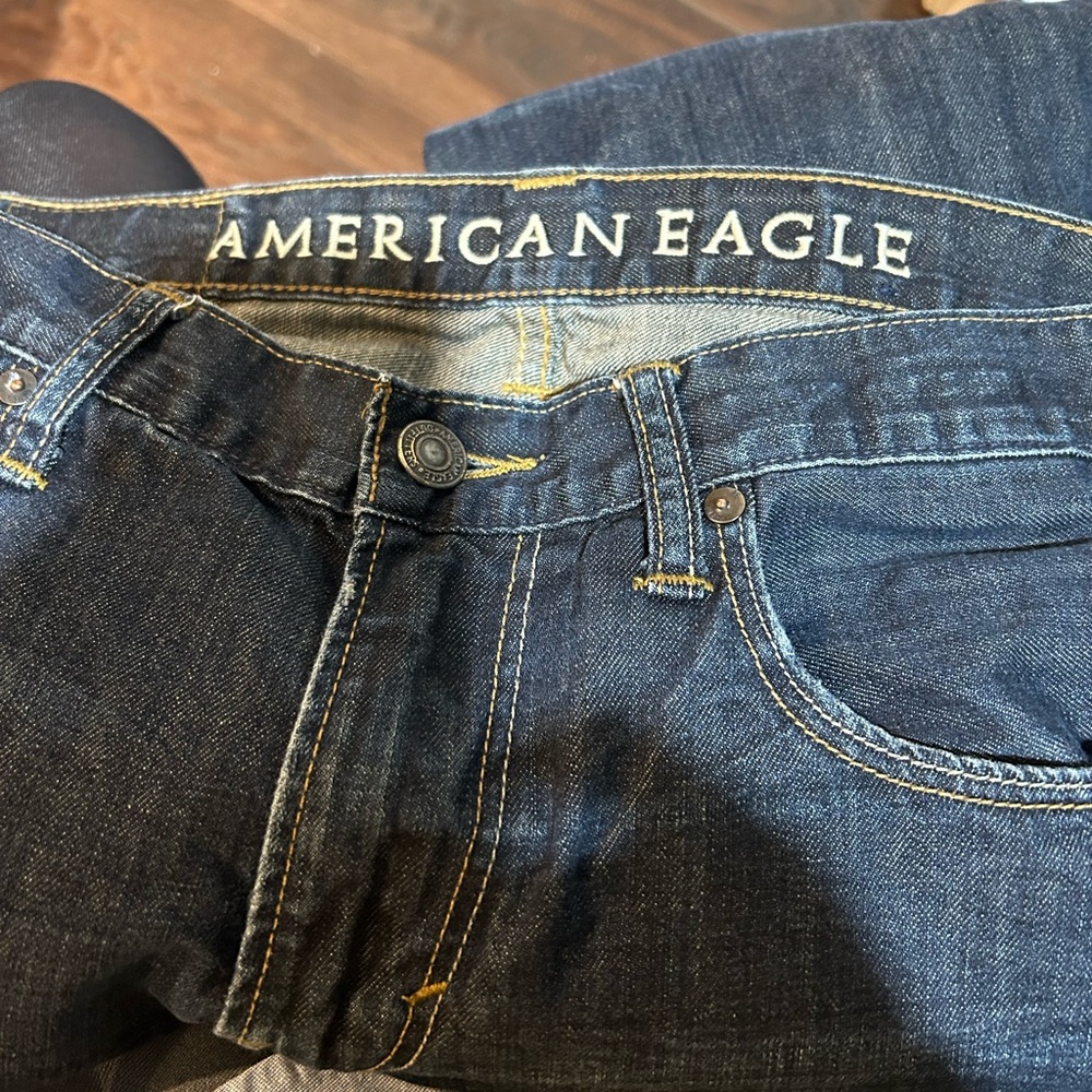 Men’s American Eagle Original Straight Leg Jeans - Picture 6 of 7